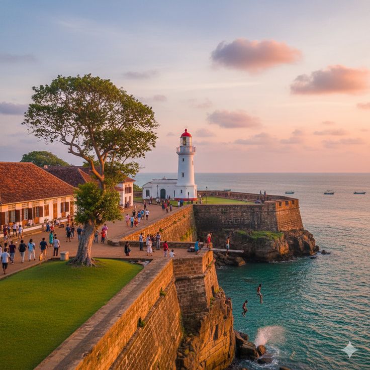 Galle Fort seaside ramparts